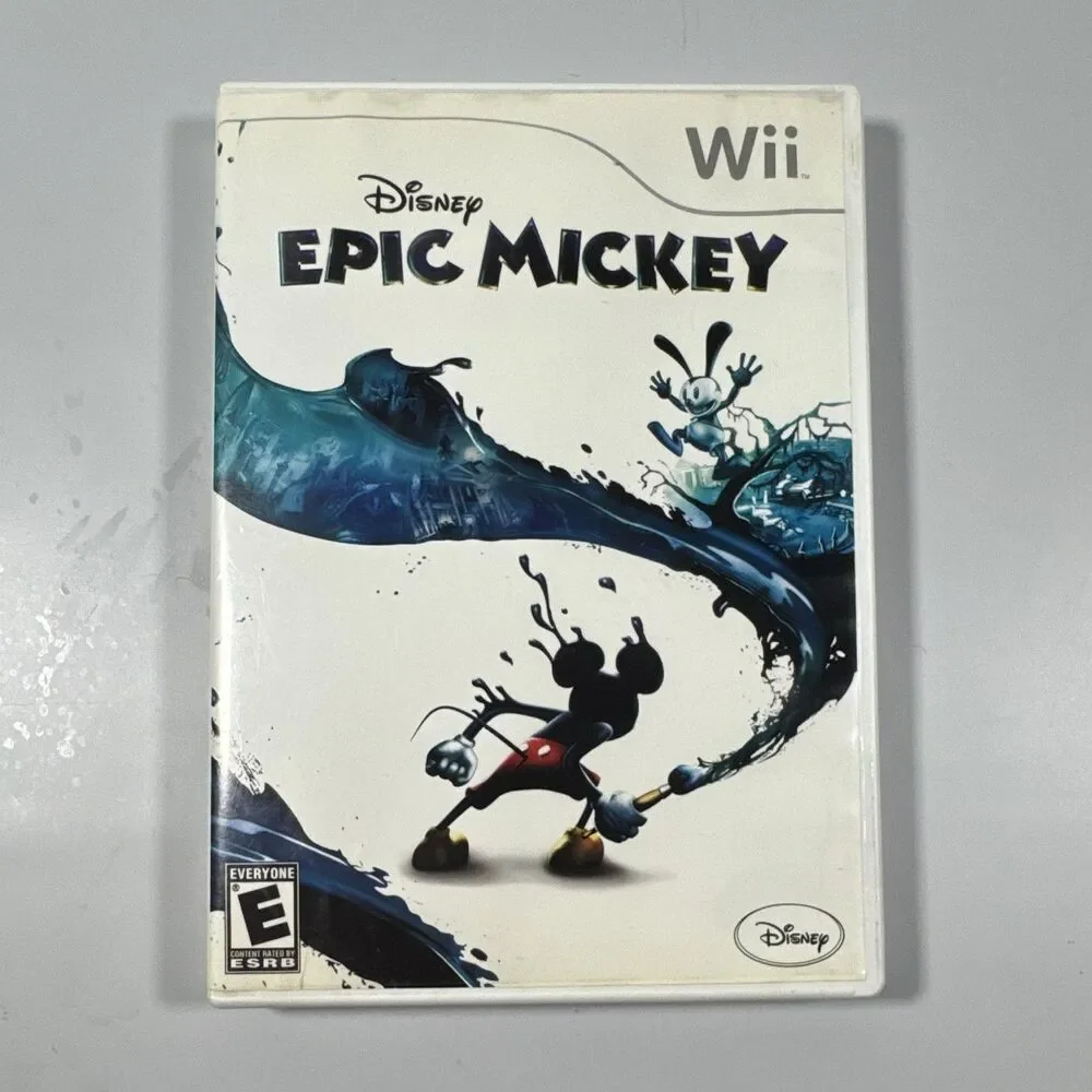 Disney Interactive Epic Mickey Nintendo Wii E NTSC-U/C 2010 Complete Manual